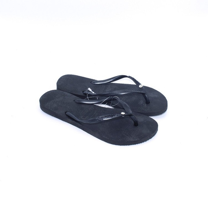 Havaianas black slim fit met steentje