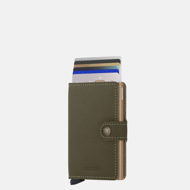 Secrid MSa Miniwallet Saffiano Olive
