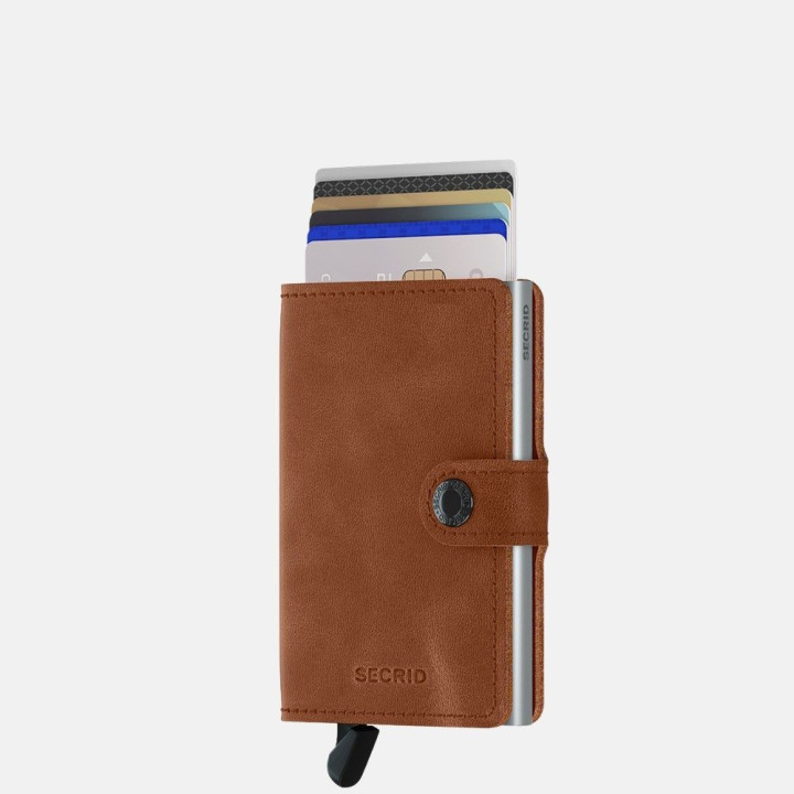 Secrid MV Miniwallet Vintage Cognac Silver