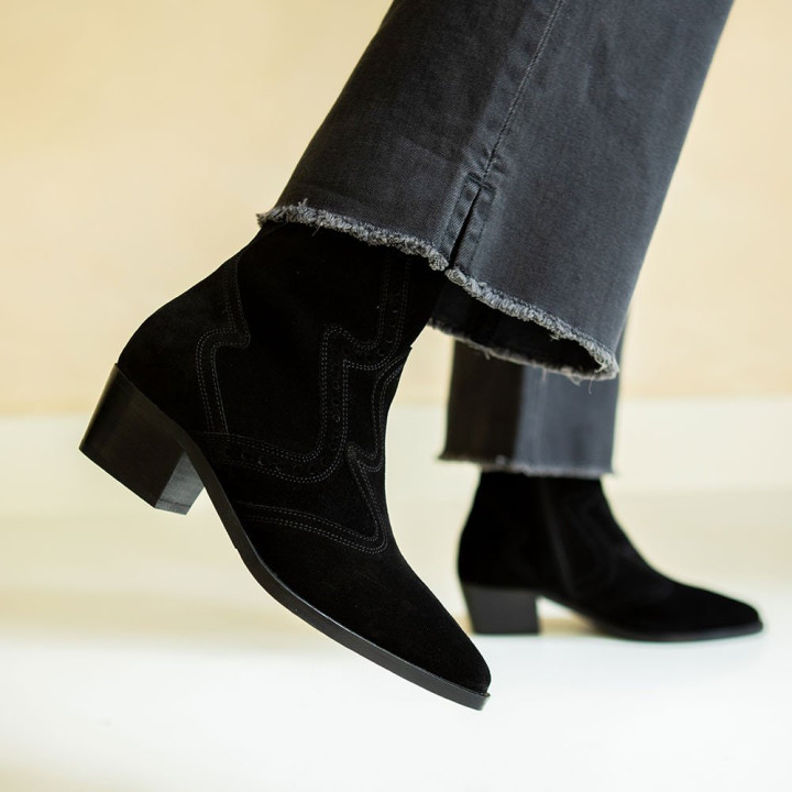 VIA VAI laarsje Shelly Scoop 59073-01-900 nero