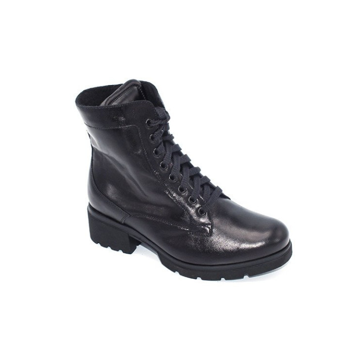 Durea veterboot met rits zwart 9785 908 K