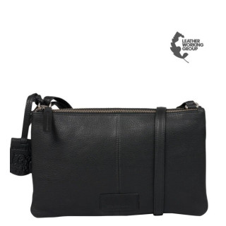 Burkely 1000342.85.10 double pocket zip zwart