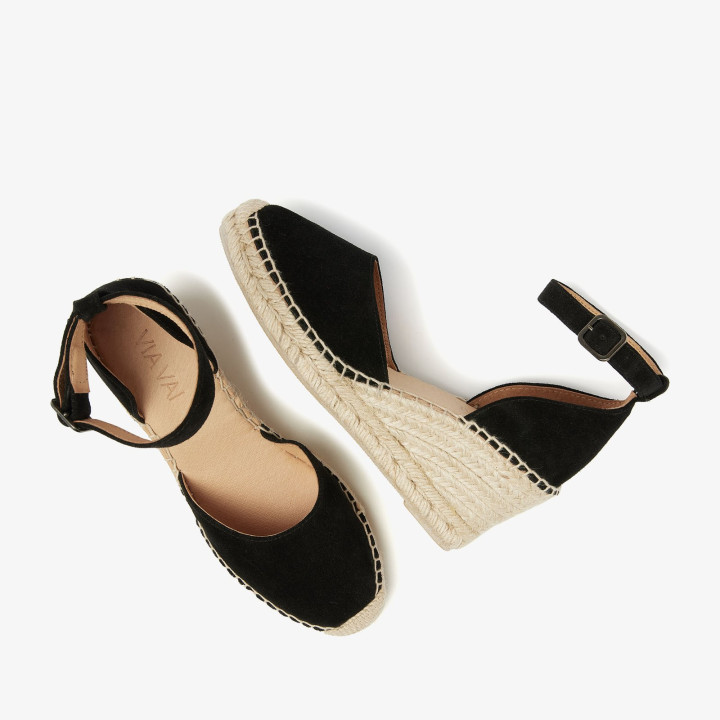 VIAVAI 58122-01-900 zwart Flora Braid