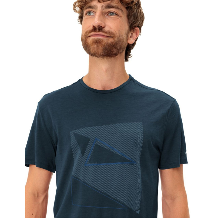 Vaude 42720 396 Me Tekoa wool t-shirt dark sea