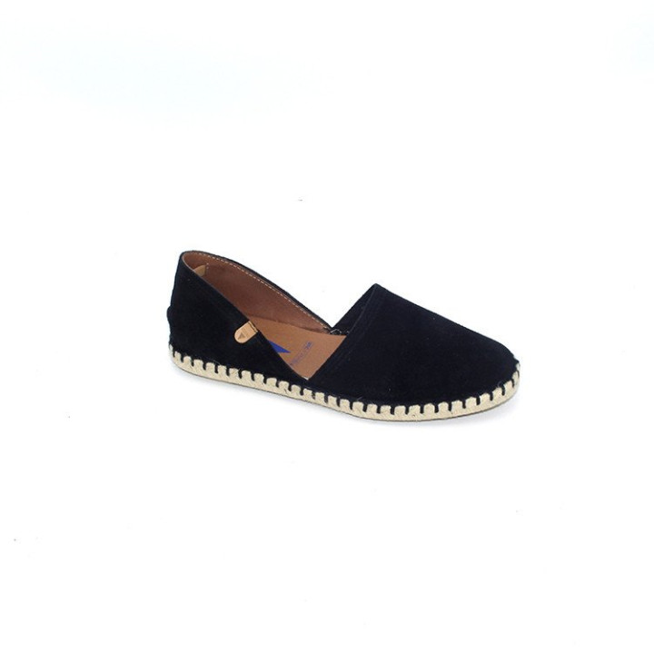 Verbenas espadrilles Carmen serraje negro