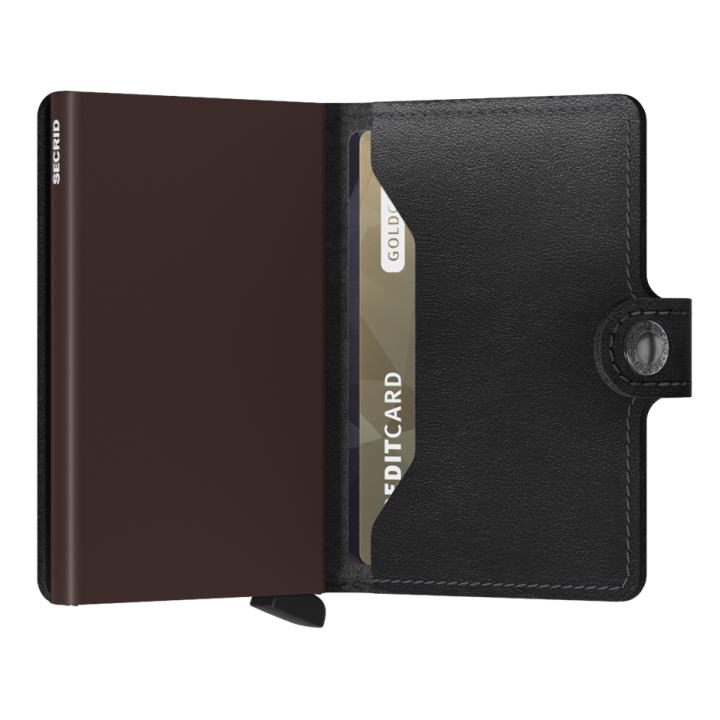 Secrid 8718215 284512 miniwallet original black-brown