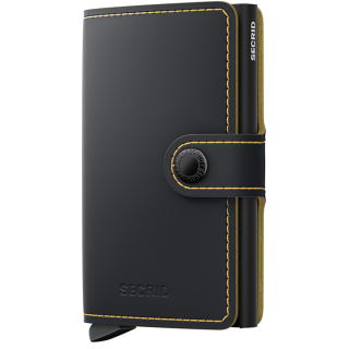 Secrid 8718215 284840 miniwallet matte black&ocre