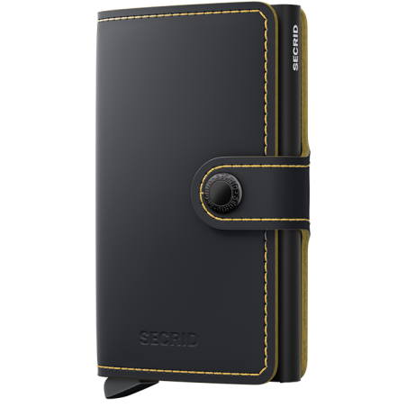 Secrid 8718215 284840 miniwallet matte black&ocre