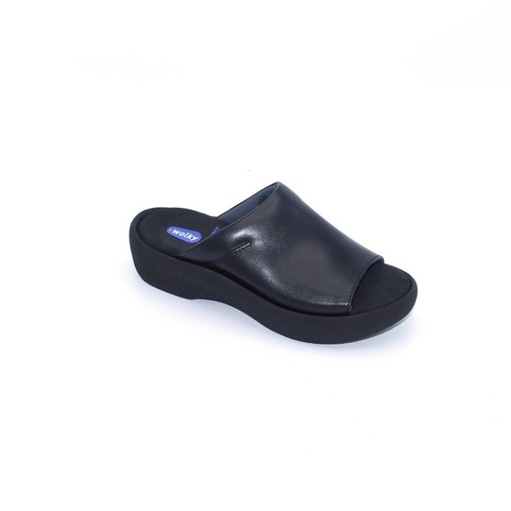Wolky slipper zwart Nassau