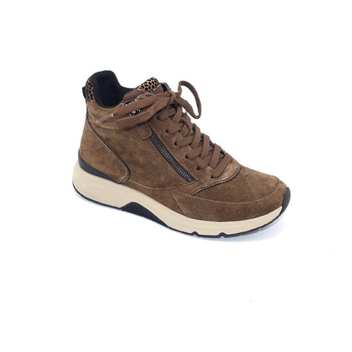 Gabor rolling soft sneaker Mid 76.887.41 mohair combi