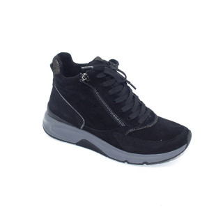 Gabor rolling soft sneaker Mid 76.887.37 zwart
