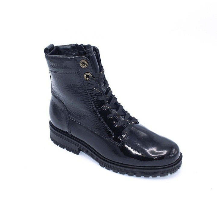 Gabor veterboot 72.765.97 zwart lack