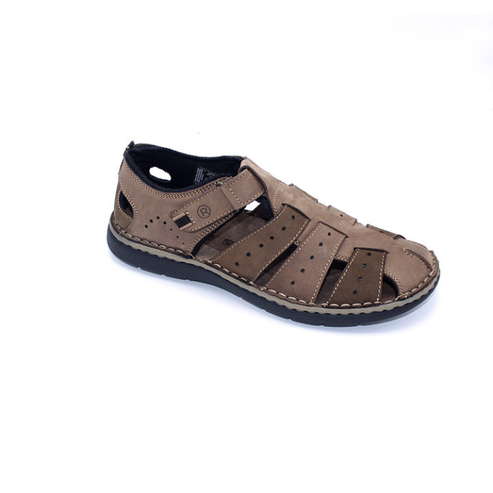 Rohde 6040 75 camel sandaal dichte neus