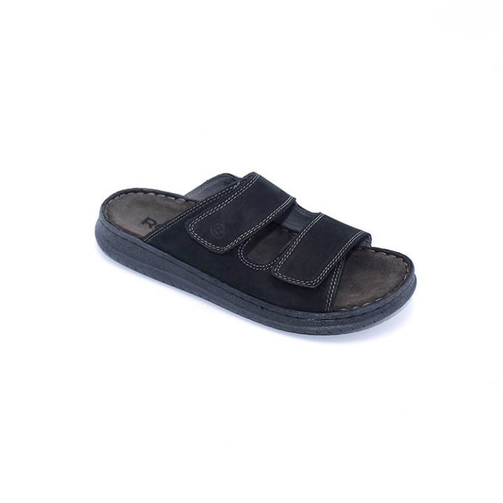 Rohde 6240 90 black slipper brede klittenband