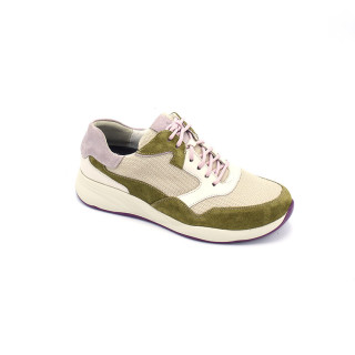 Durea 6317 608 2073 K beige off white lila veterschoen