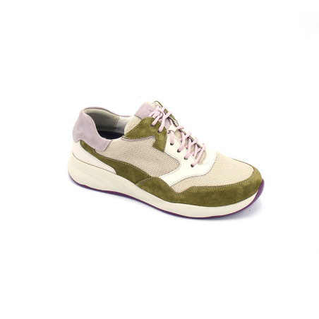 Durea 6317 608 2073 K beige off white lila veterschoen