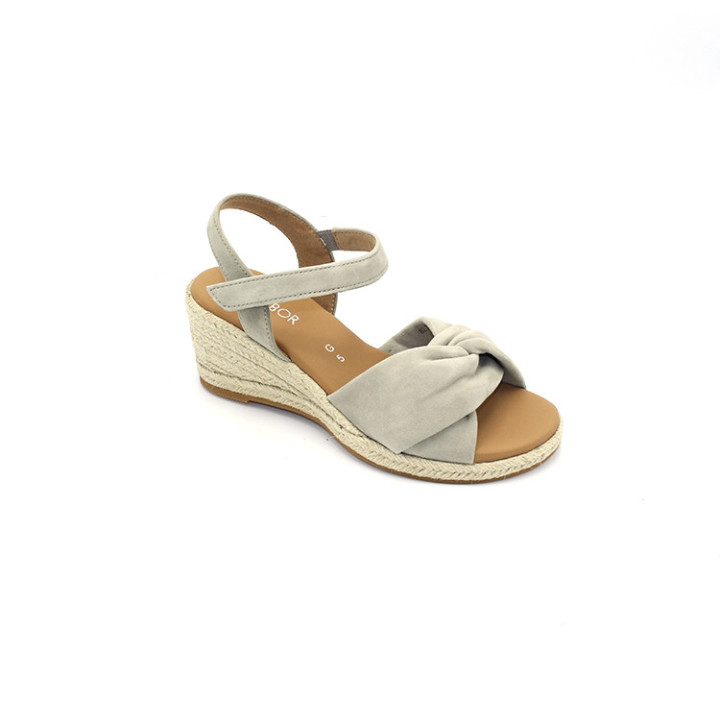 Gabor 82.712.11  schilf jute sandaal sleehak