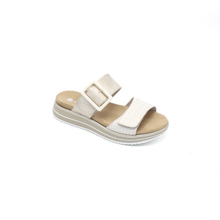 Remonte D1J61-90 off white muschel slipper