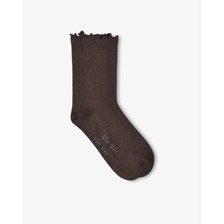 VIA VAI sokjes 8888208-01-1393 dk bruin mt:39-42