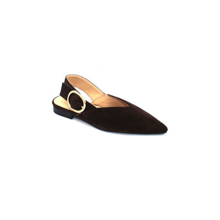 Babouche Yena-2 dark brown.