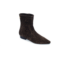 Babouche Blake-2 laarsje leopard brown