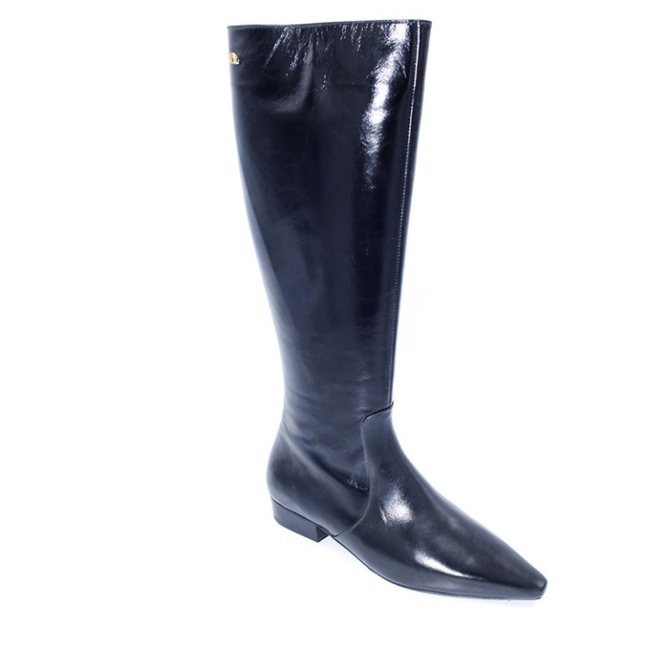 Babouche Demy-105 lange laars black