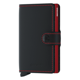 Secrid 8718215287247 miniwallet matte black&red