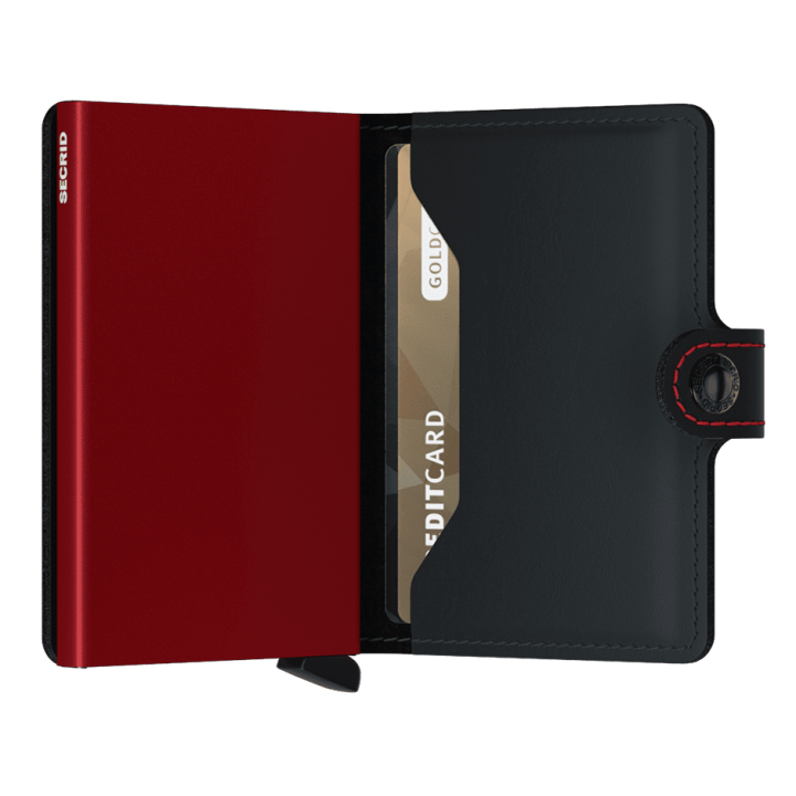 Secrid 8718215287247 miniwallet matte black&red