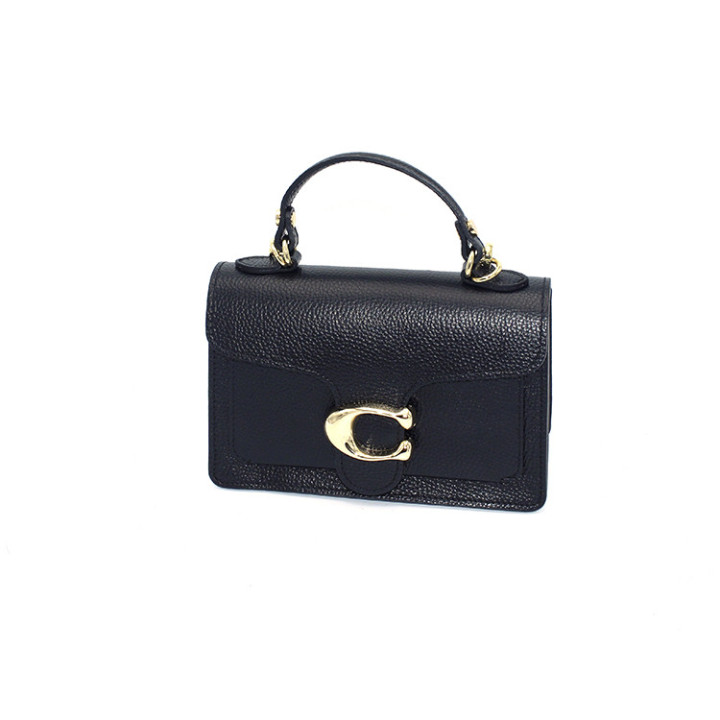 Tas zwart gesp met lang hengsel