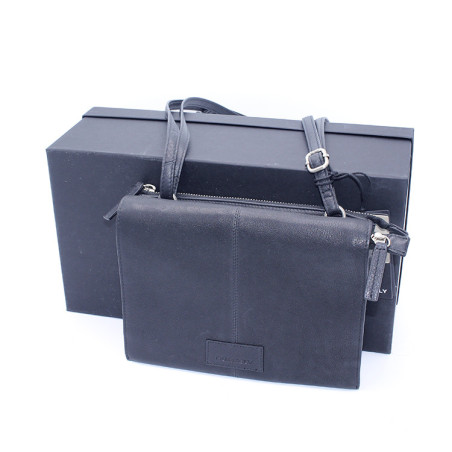Burkely 1000340.85.10 double pocket flap zwart